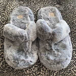Fuzzy slippers